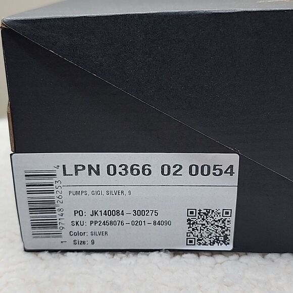 NIB Shoe Dazzle Pumps GiGi Silver Size 9 - Picture 8 of 8